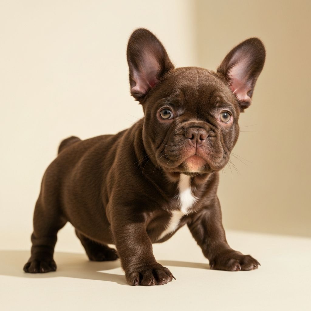 Bella - Chocolate Fluffy French Bulldog